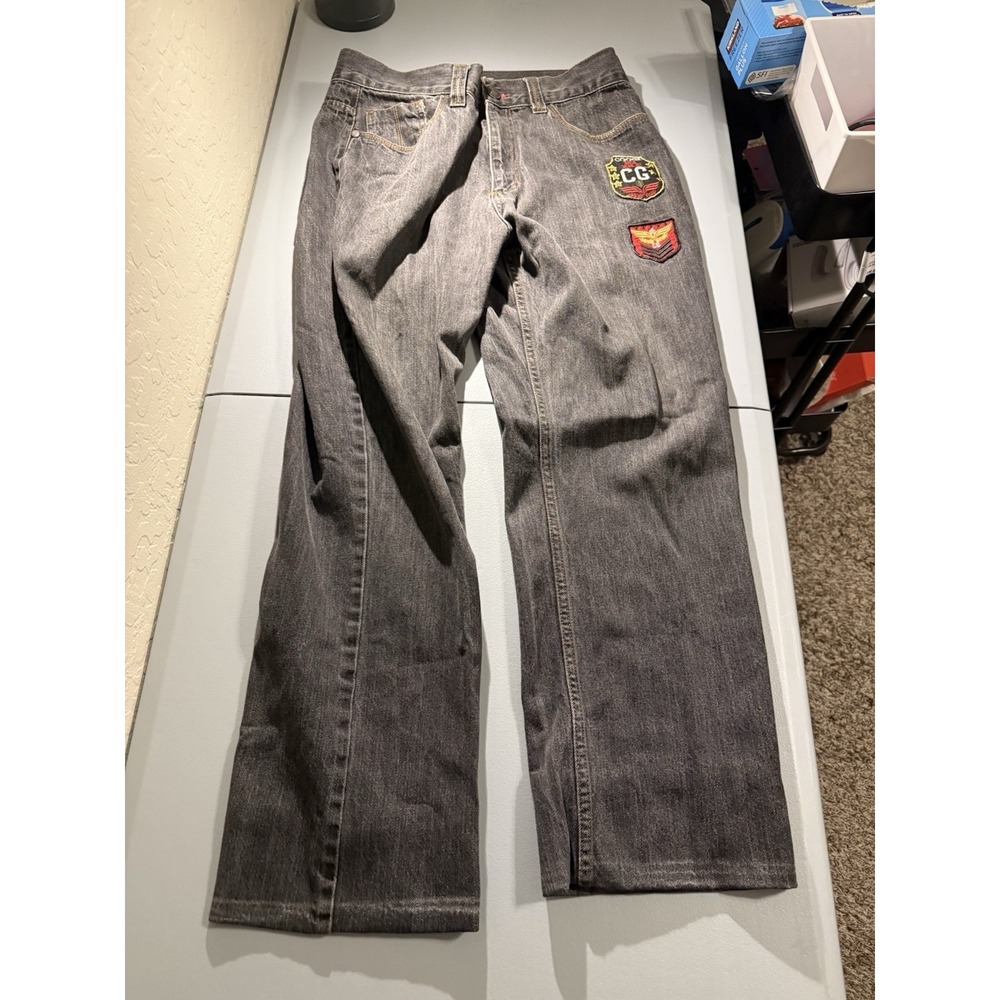 Vintage COOGI Australia Embroidered Jeans 36x34 (34x30) Baggy‎ Y2K Skater